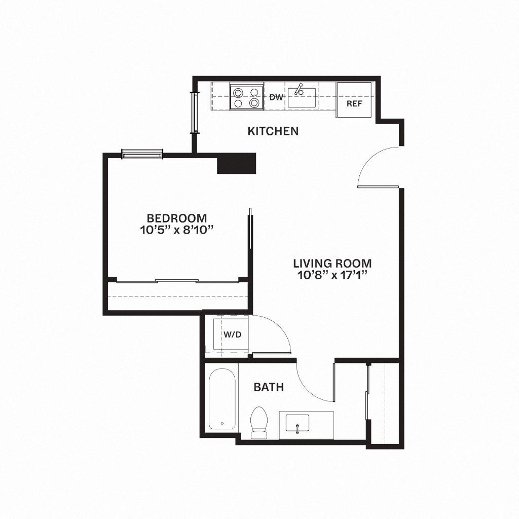 C3 Floor Plan at Corner 63, Seattle